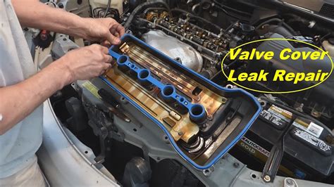 what causes a valve cover gasket leak